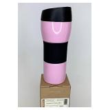 NIB Pink stainless steel mug