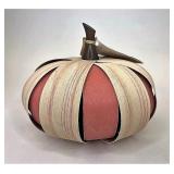 Varigated pink medium pumpkin
