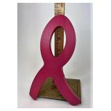 Wooden hope ribbon