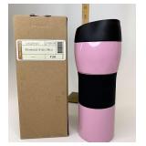 NIB pink stainless steel mug