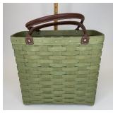 Longaberger Sage large tote