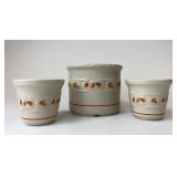 Candy corn crock and votives
