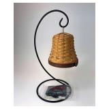 Wrought iron bell hanger with Basket and tassel