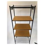 Wrought iron Five tier stand with three shelves