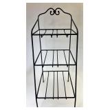 Wrought iron 3 bin