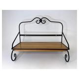 Wrought iron utility rack with non-Longaberger