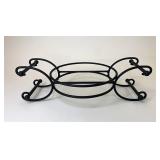 Wrought iron convertible caddy