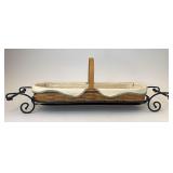 Baguette with liner Protector and Wrought iron
