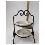 Miniature pie stand with pie plates