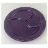 Eggplant divided dinner plate