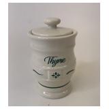 USA green Thyme spice jar