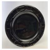 Ebony 10 inch dinner plate very light scratching