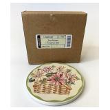 NIB Sunflower coaster set