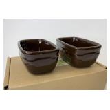 NIB Chocolate Dash bowls