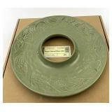 NIB Sage Natures Garland wreath dish