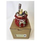 NIB Santa dip bowl with spreader