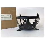 NIB Wrought iron small cauldron holder