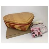 Love Treasure with liner protector & tie on lid