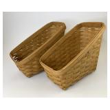 Set of two catalog baskets
