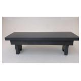 NIB Pewter mini farm bench