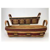 2 cracker baskets