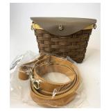 Cross body with Protector and leather strap