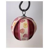 Sweetheart ornament hooks not included