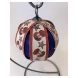 American stripes ornament hooks not included
