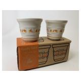 NIB Candy corn votives