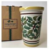 NIB American Holly vase