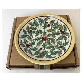 NIB American Holly lunch and plate