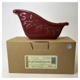 NIB Paprika natures Garland sleigh dish