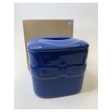 NIB Cornflower Small  Square canister