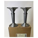NIB Metalware candle pedestals