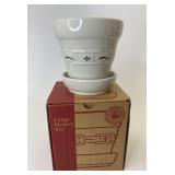 USA NIB Green large flower pot