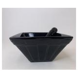 Ebony small flare bowl with spreader