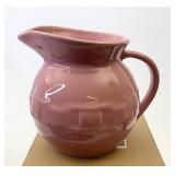 NIB Pink 2 quart ball pitcher
