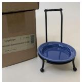 NIB Cornflower vertical spoon rest and stand