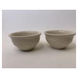 USA ivory dessert bowls used condition