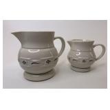 USA green pair of pitchers-used condition