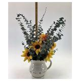 USA blue Juice picture with floral Decor