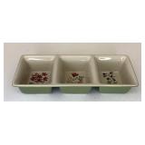 Botanical fields divided dish