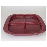 USA Paprika four-way divided relish tray