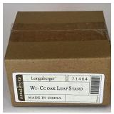 NIB CC Oak leaf stand for acorn basket