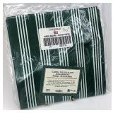 Hunter green fabric square
