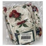 Fruit medley kitchen mitt trio
