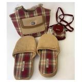 Orchard plaid set with slippers