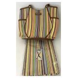 Summertime stripe tote and napkins