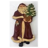 1991 Santa ornament made from cookie mold