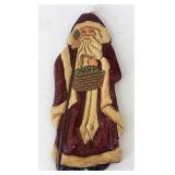1993 Santa ornament made from cookie mold